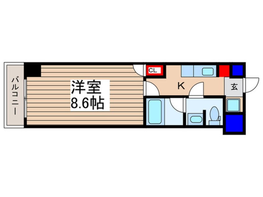 間取図 ソレイユ鶴瀬