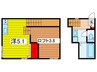RIZEST　東浦和Ⅰ 1Rの間取り