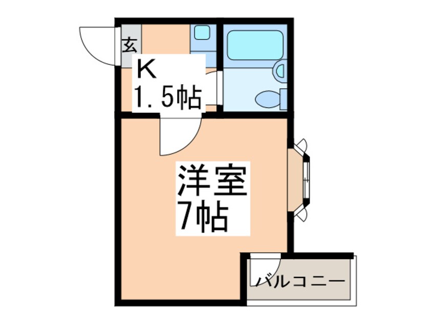 間取図 ハニ－第一マンション