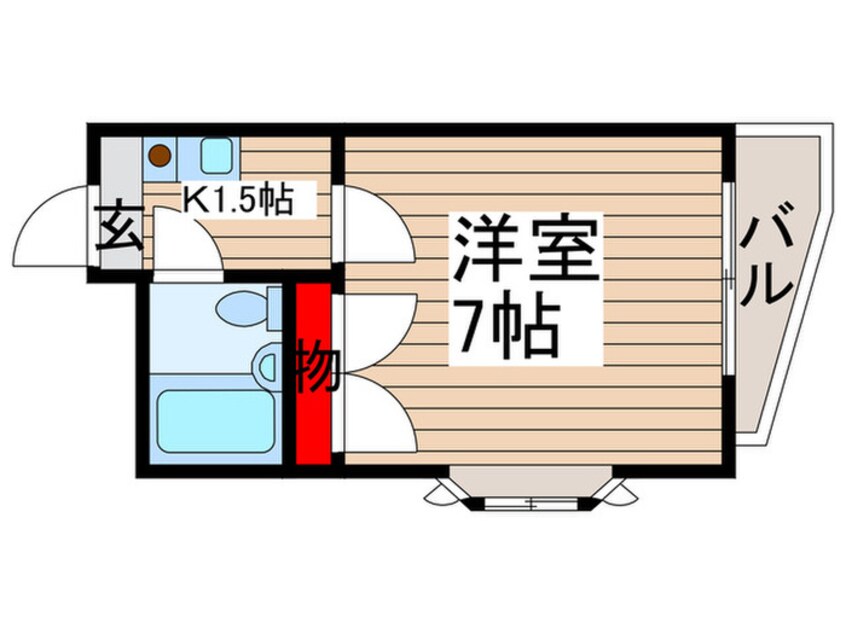 間取図 ハニ－第一マンション