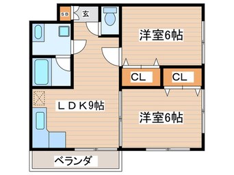 間取図 ＴＲフラッツ