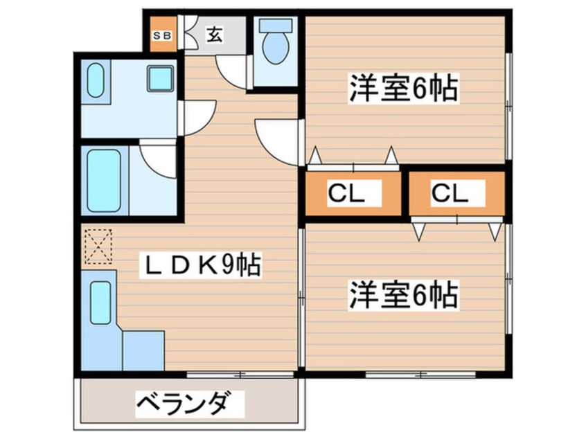 間取図 ＴＲフラッツ