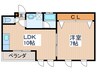 ＴＲフラッツ 1LDKの間取り