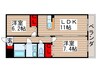 ドリ－ムマウンテンおゆみ野 2LDKの間取り