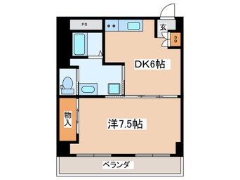 間取図 ｸﾞﾘｰﾝﾊｲﾂ西高