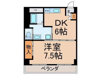 間取図 ｸﾞﾘｰﾝﾊｲﾂ西高