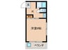 第二英荘 1Kの間取り