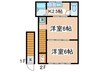 第７もはん 2Kの間取り