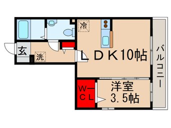 間取図 フェアレ－ン高野台Ⅱ