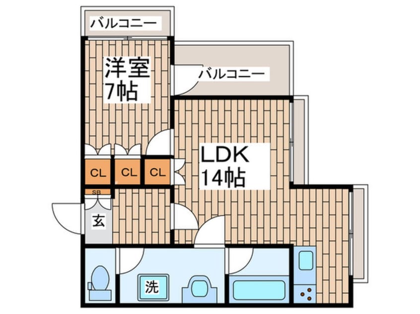 間取図 ヒルズ山王
