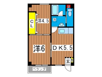 間取図 アコルデ長沢