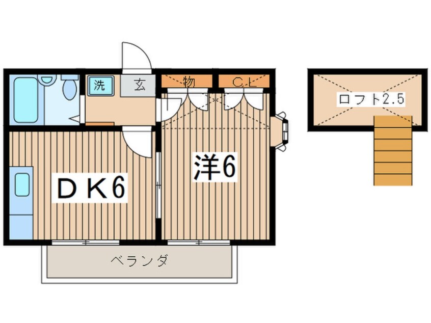 間取図 パレス平塚