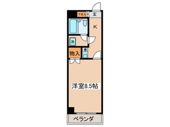 間取図 グローリア初穂相模原(304)