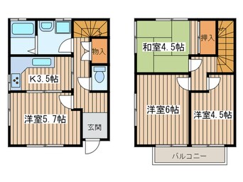 間取図 ひかりハイツＡ