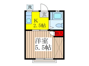 間取図 恵林  ハイツ