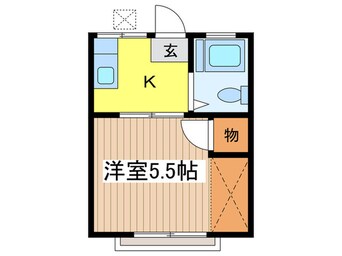 間取図 恵林  ハイツ