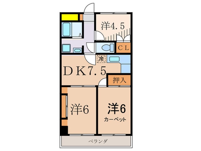 間取り図 ＳＨＩＮＹ－８ (ｼｬｲﾆｰｴｲﾄ)