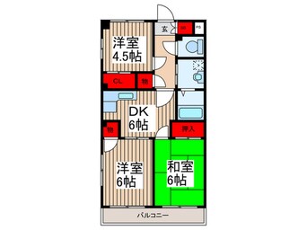 間取図 植竹マンション