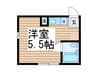 レジデンスカ－プ新小岩 1Rの間取り