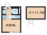 CocooN中目黒 1Rの間取り