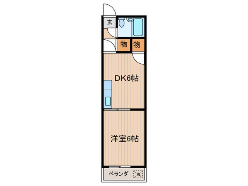 間取図 スト－クハイツ・タケダ