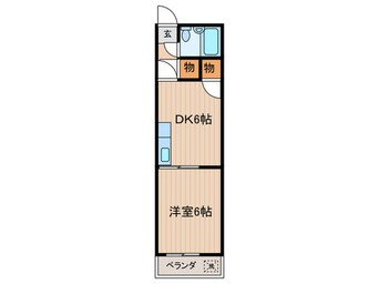 間取図 スト－クハイツ・タケダ