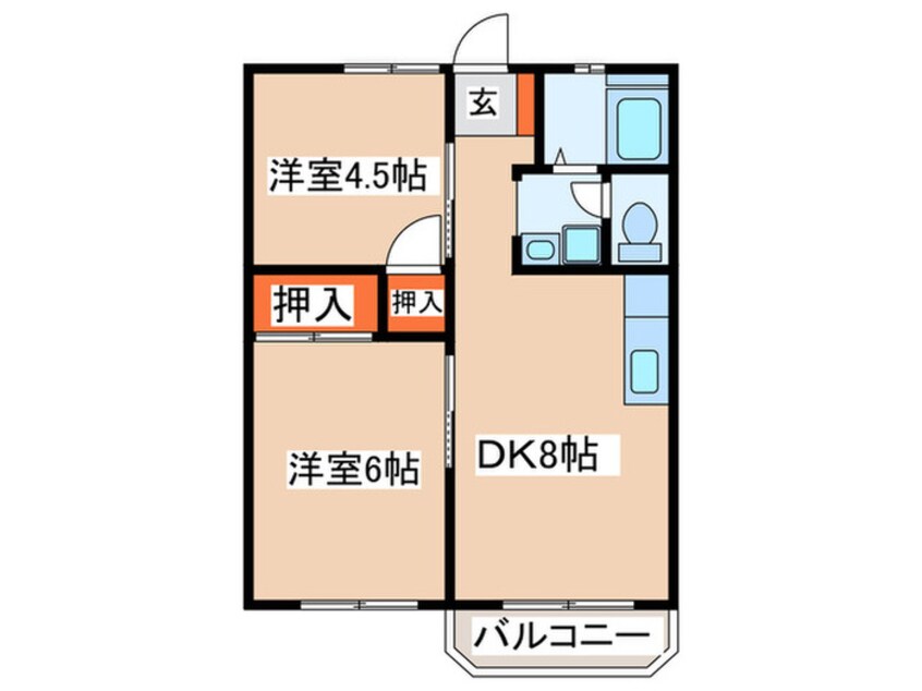 間取図 グリーンコープ常貴和