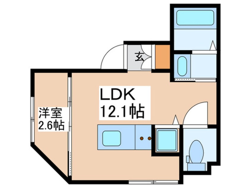 間取図 ラフィネ調布