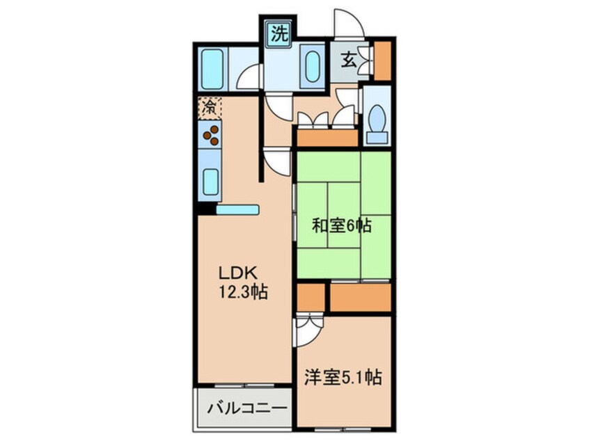 間取図 ＫＤＸレジデンス宮前平