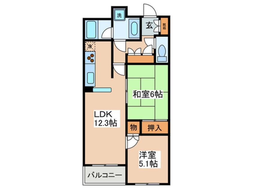 間取図 ＫＤＸレジデンス宮前平