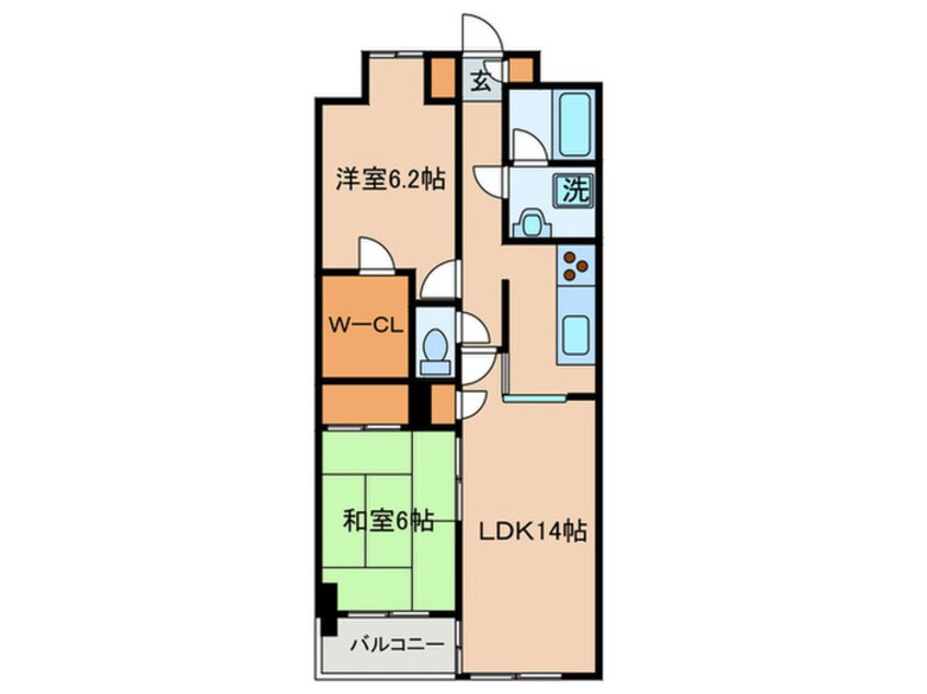 間取図 ＫＤＸレジデンス宮前平