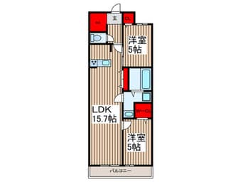 間取図 Ｐｒｉｍｏ　Ｆｅｌｉｃｅ