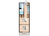 RESIDENCE　KOENJI 1DKの間取り