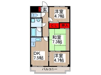 間取図 センチュリ－浦和