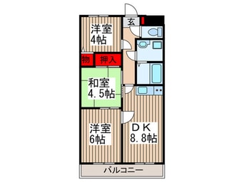 間取図 センチュリ－浦和