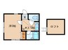 プラナス大口Ⅰ 1Kの間取り