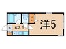 プラナス大口Ⅰ 1Kの間取り