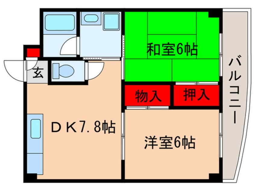 間取図 ア－ネスト大江