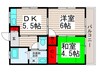 ハイツヒビヤ 2DKの間取り