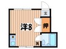 コーポカワシマ 1Rの間取り