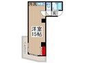 ﾄｰｶﾝ新宿第2ｷｬｽﾃｰﾙ(1014)の間取図