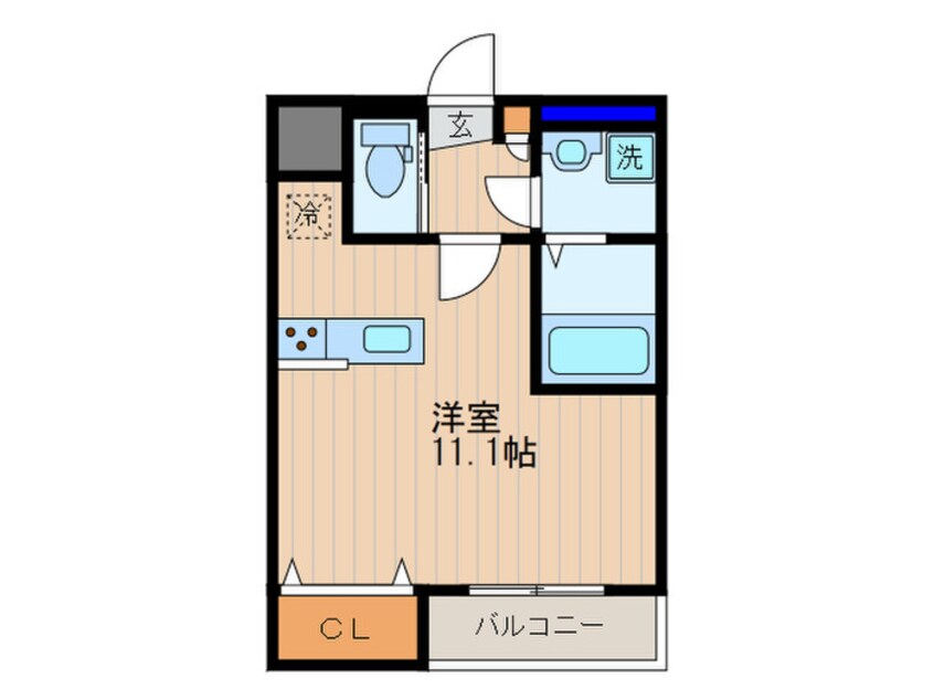 間取図 Ｃｒｉｃｅ Ｎｉｋｋｏ 鵜の木Ｉ