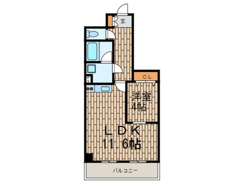 間取図 カスタリア千駄ヶ谷