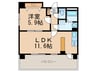 リバ－レ秋葉原 1LDKの間取り