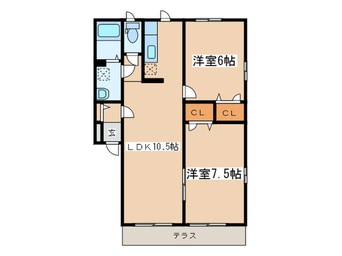 間取図 エスポワール立野B