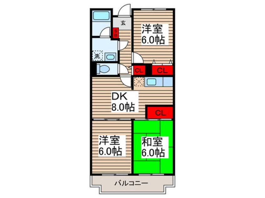 間取図 ルミエール新宿