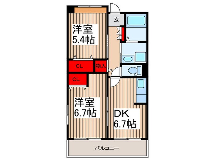 間取り図 ヴィラモルティ