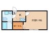 ルーチェ旭町 1Kの間取り