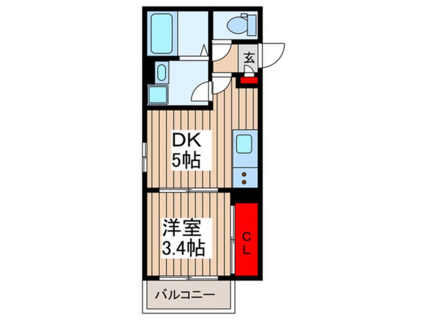 間取図 Ｔｒｕｓｔ蕨