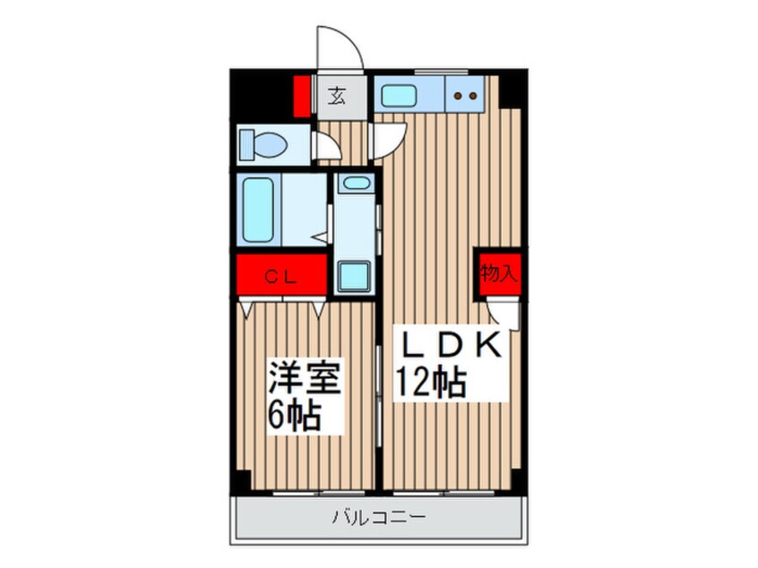 間取図 ファミーユ長岡